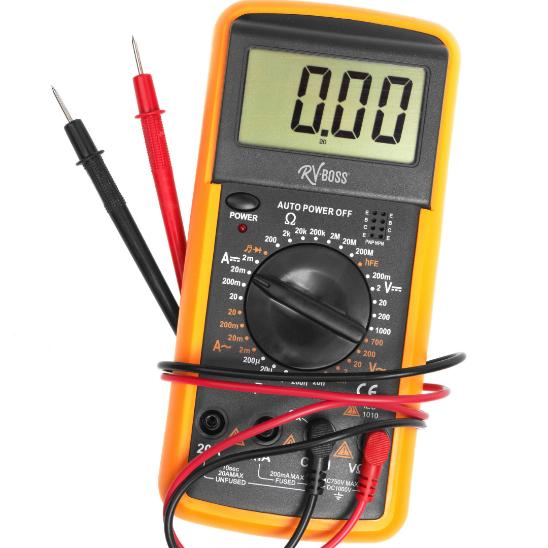 yellow multimeter